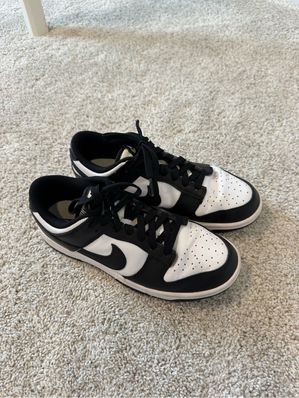Nike Black and White Low-Top Sneakers